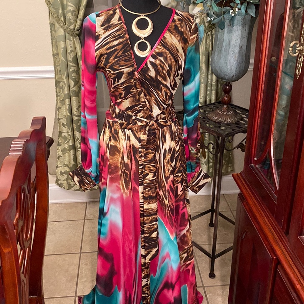 Multicolored maxi